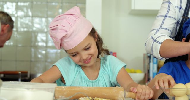 Happy Family Baking Together in Cozy Kitchen - Download Free Stock Images Pikwizard.com