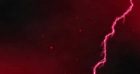 Abstract Red Lightning on Dark Dramatic Background - Download Free Stock Images Pikwizard.com