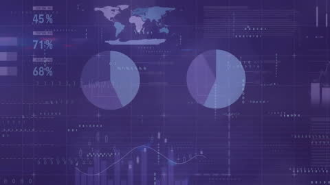 Dynamic Infographic Interface with Global and Nature Themes