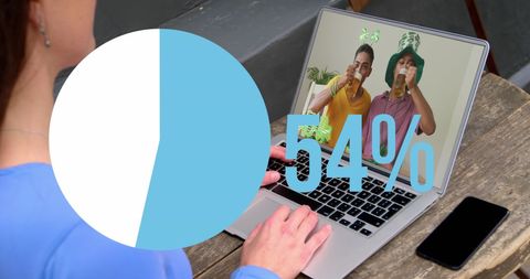 Virtual Meeting with Interactive Data Overlay Concept