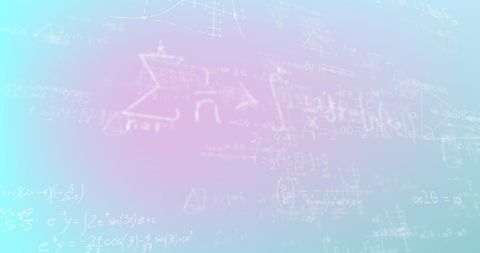 Mathematical Equations on Gradient of Pink and Blue - Download Free Stock Images Pikwizard.com