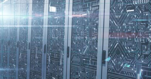 Futuristic 6G Network Concept in Digital Computer Server Room - Download Free Stock Images Pikwizard.com