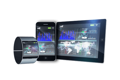 Futuristic Transparent Devices: Smartwatch, Smartphone, Tablet - Download Free Stock Videos Pikwizard.com