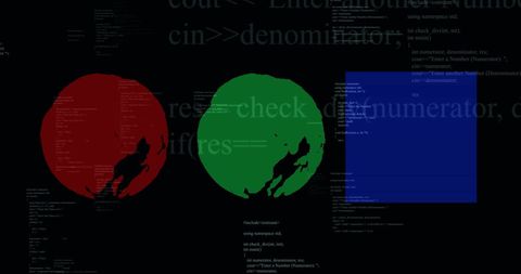 abstract digital code with colorful geometric elements - Download Free Stock Images Pikwizard.com