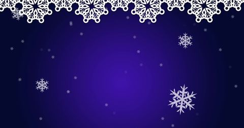 Falling Snowflakes on Dark Blue Holiday Background - Download Free Stock Images Pikwizard.com