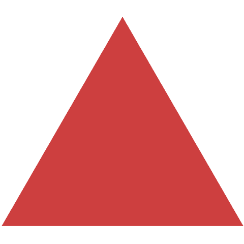 red triangle on transparent background symbolizing simplicity - Download Free Stock Videos Pikwizard.com