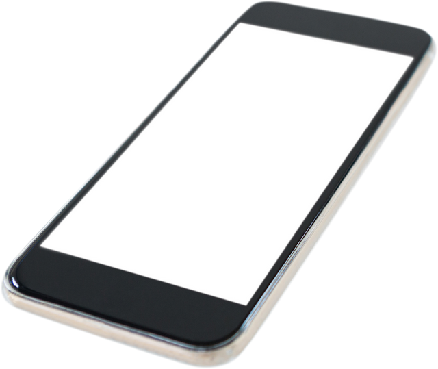 Modern Smartphone with Blank Screen Isolated on Transparent Background - Download Free Stock Videos Pikwizard.com