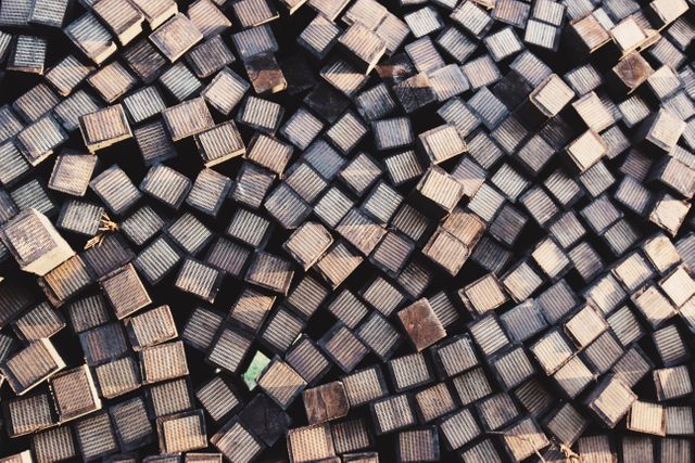 Background of Numerous Wooden Beams Arranged in Haphazard Pile - Download Free Stock Photos Pikwizard.com
