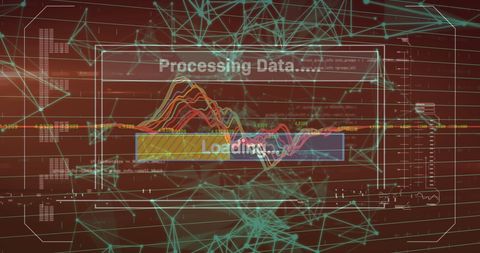 High-Tech Digital Interface with Data Processing Display - Download Free Stock Images Pikwizard.com