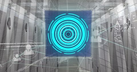 Futuristic 6G Technology Interface in Server Room - Download Free Stock Images Pikwizard.com