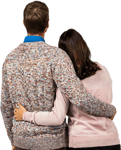 transparent rear embrace of loving couple - Download Free Stock Videos Pikwizard.com