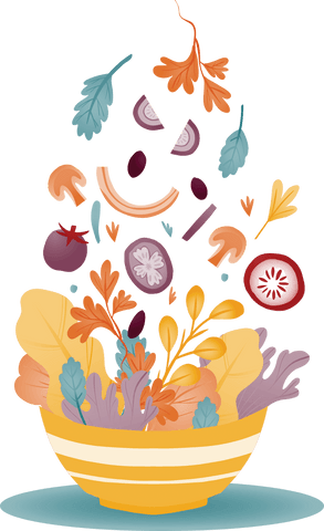 transparent floating vegetables with leaves illustration - Download Free Stock Videos Pikwizard.com