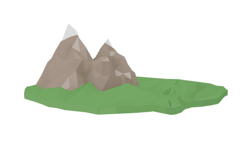 digital polygonal mountains and grass field on transparent background - Download Free Stock Videos Pikwizard.com