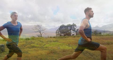 Dynamic outdoor fitness in nature