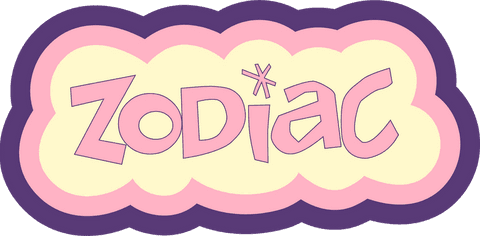 Whimsical Zodiac Text in Playful Scalloped Cloud Shape on Transparent - Download Free Stock Videos Pikwizard.com
