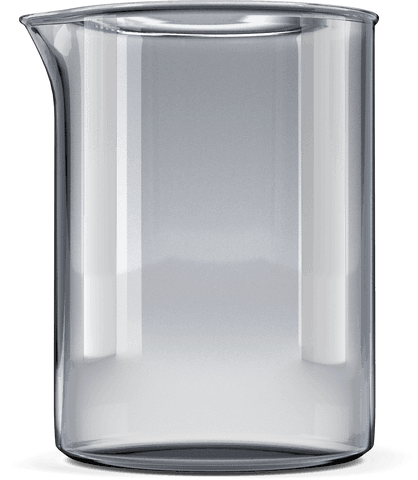 transparent glass beaker on white background - Download Free Stock Videos Pikwizard.com