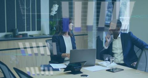 Collaboration and Data Analysis in Modern Office - Download Free Stock Images Pikwizard.com