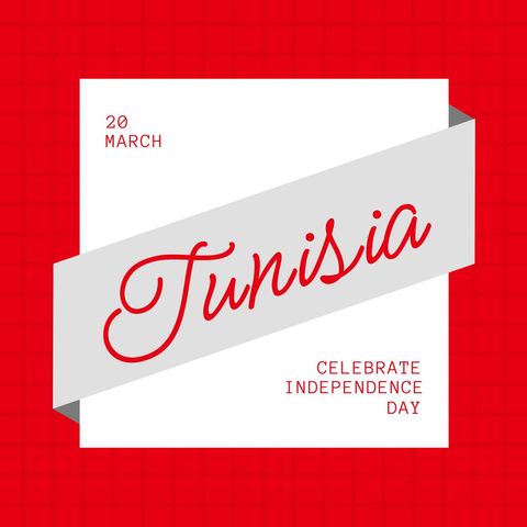 tunisian independence day greeting card design - Download Free Stock Templates Pikwizard.com