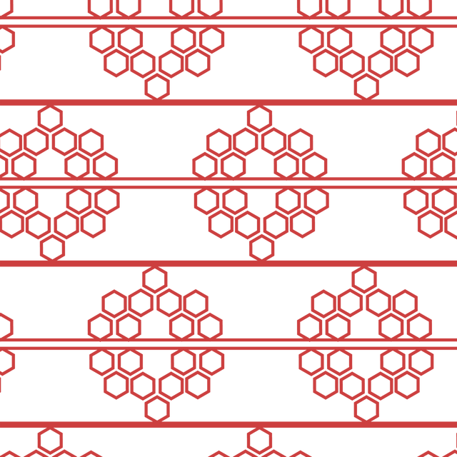 Repeating Red Hexagon Pattern on Transparent Background - Download Free Stock Videos Pikwizard.com