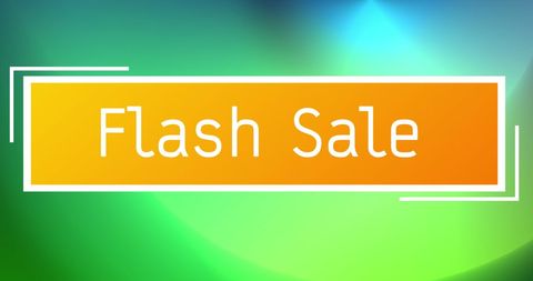 Vibrant Flash Sale Announcement on Colorful Background - Download Free Stock Images Pikwizard.com