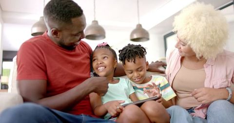 Happy Family Time: Parents and Children Engaging with Tablet Technology