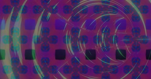 abstract digital tunnel with vibrant geometric patterns - Download Free Stock Images Pikwizard.com