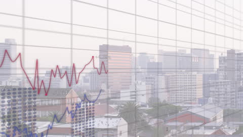 Dynamic Financial Data Overlay on Cityscape