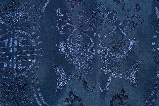 Blue Chinese traditional Fabric - Download Free Stock Photos Pikwizard.com