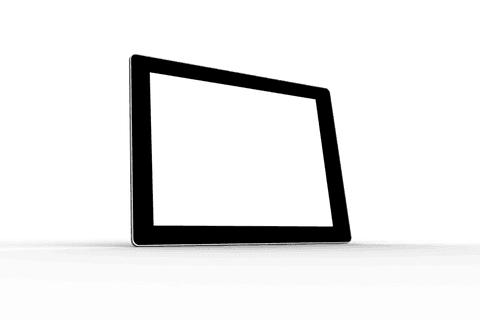 Digital Tablet with Transparent Screen on Black Background - Download Free Stock Videos Pikwizard.com