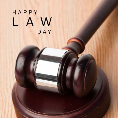 celebration of law day with judge's gavel on wood surface - Download Free Stock Templates Pikwizard.com