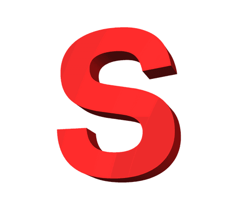red 3d letter s on transparent background for versatile use - Download Free Stock Videos Pikwizard.com