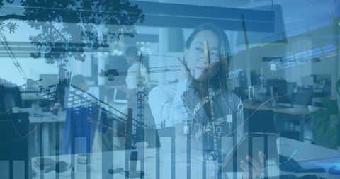 Digital interface with data processing over collaborating business team