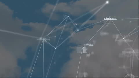 Global Network Connections in Animated Digital Space