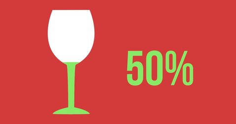 Animated Wine Glass Loading Bar on Red Background - Download Free Stock Images Pikwizard.com