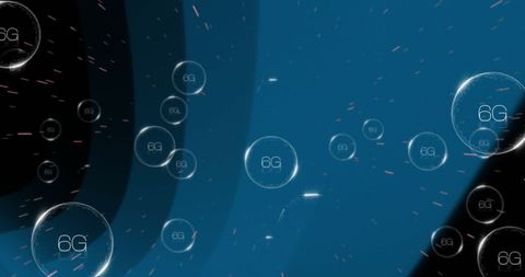 Digital Data Network with 6G Technology Concept