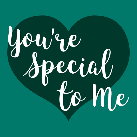 Romantic Valentine Card Design with Heart and Text on Transparent Background