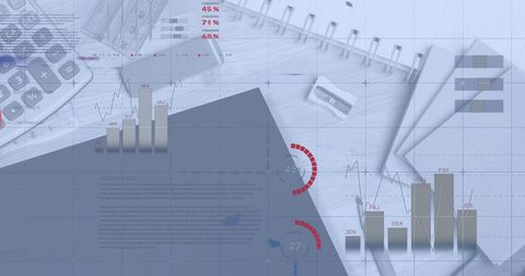 Digital Dashboard with Statistical Data Displays Financial Insights - Download Free Stock Images Pikwizard.com