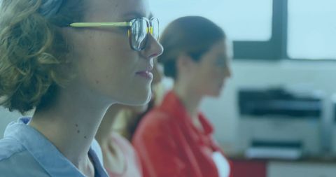 Modern Business Team in Collaborative Office Environment