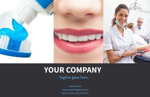 Dental Clinic Promotional Template with Trust and Care Theme - Download Free Stock Templates Pikwizard.com