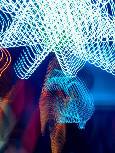 Abstract Light Trails in Vibrant Colors - Download Free Stock Photos Pikwizard.com