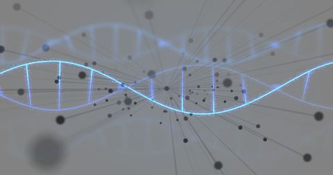 Digital Representation of DNA with Abstract Design Elements - Download Free Stock Images Pikwizard.com