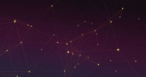 Digital Network Visualizing Connectivity on Purple Background - Download Free Stock Images Pikwizard.com