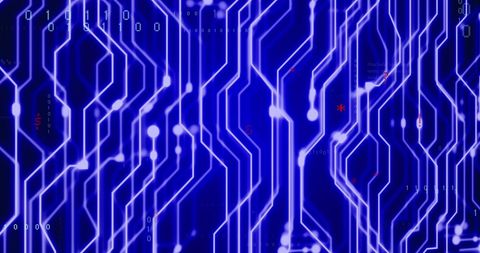 digital circuit board with glowing light patterns overlay - Download Free Stock Images Pikwizard.com