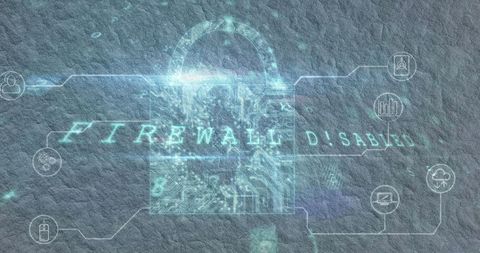 Online Security Alert with Virtual Padlock Interface