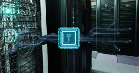 digital security concept in modern server room design - Download Free Stock Images Pikwizard.com