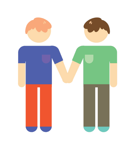Vector Illustration Figures Holding Hands Transparent Background - Download Free Stock Videos Pikwizard.com