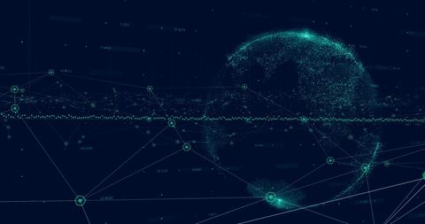 Global Network Connection in Digital Data Network - Download Free Stock Images Pikwizard.com