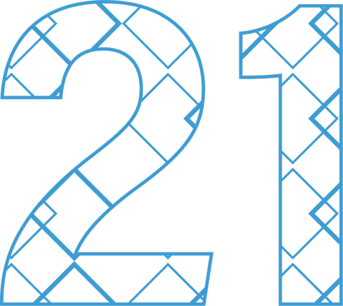 stylish patterned blue 21 on transparent background - Download Free Stock Videos Pikwizard.com