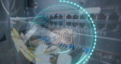 5G Network Technology with Server Room Overlay