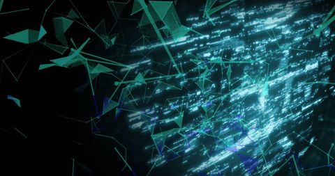 Abstract Digital Network and Security Representation - Download Free Stock Images Pikwizard.com
